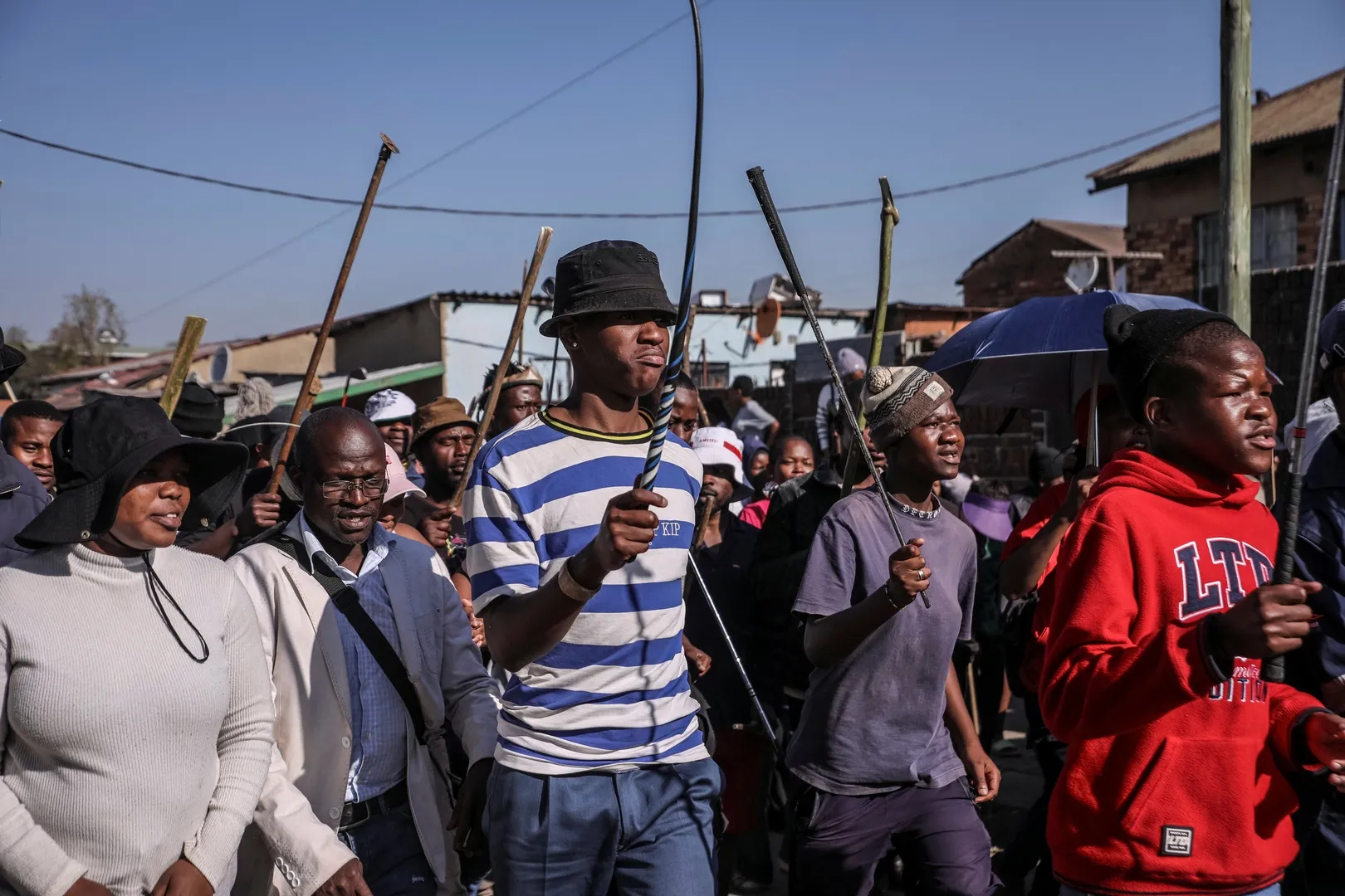 Community Tensions Rise During Anti-Migrant Demonstration in Alexandra, South Africa