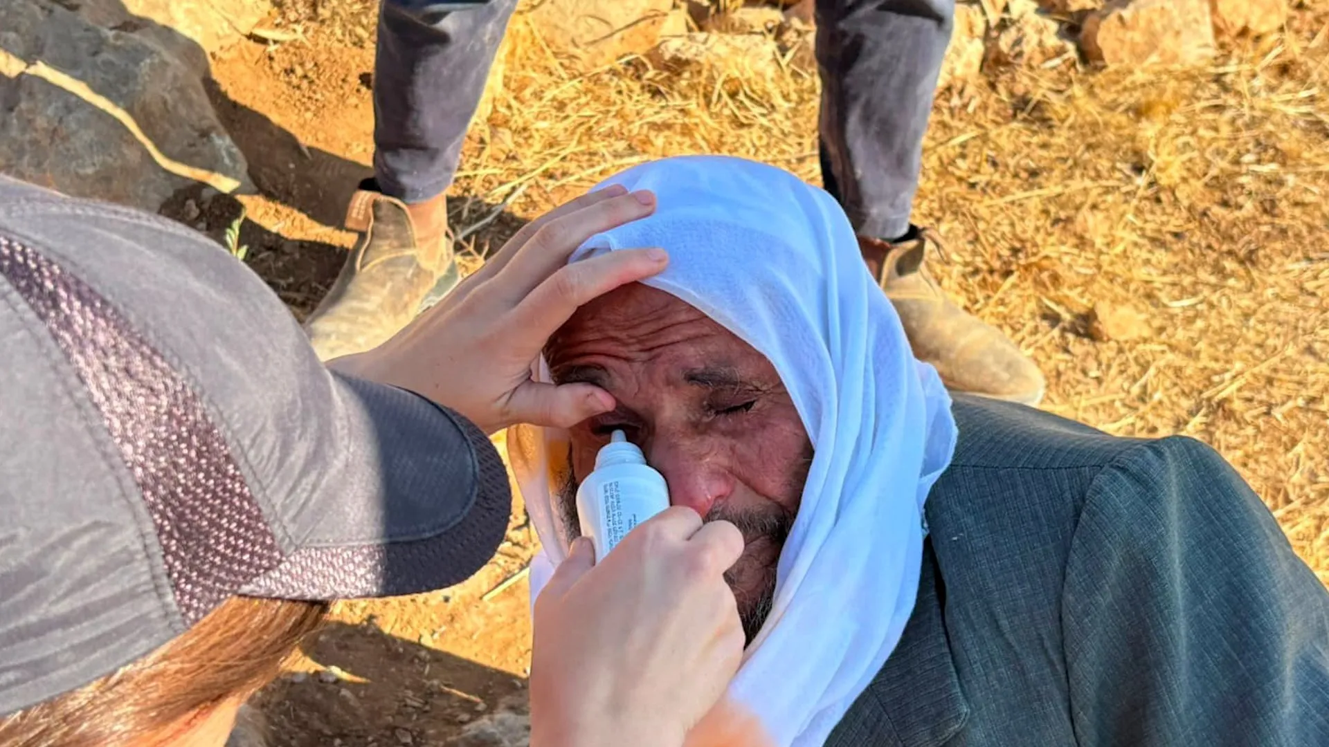 Elderly Palestinian Recounts Assault by Israeli Settlers in West Bank