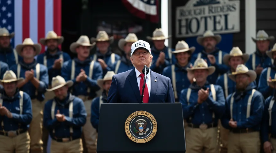 Former President Trump Addresses Hormuz Shipping and Global Threats at Library Dedication